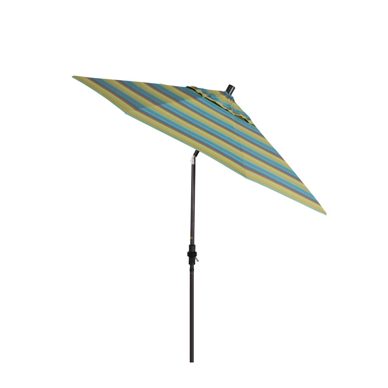 Parasol de marché Sunbrella® 9 pi Roverta, Sunbrella® lagon Astoria, Noir