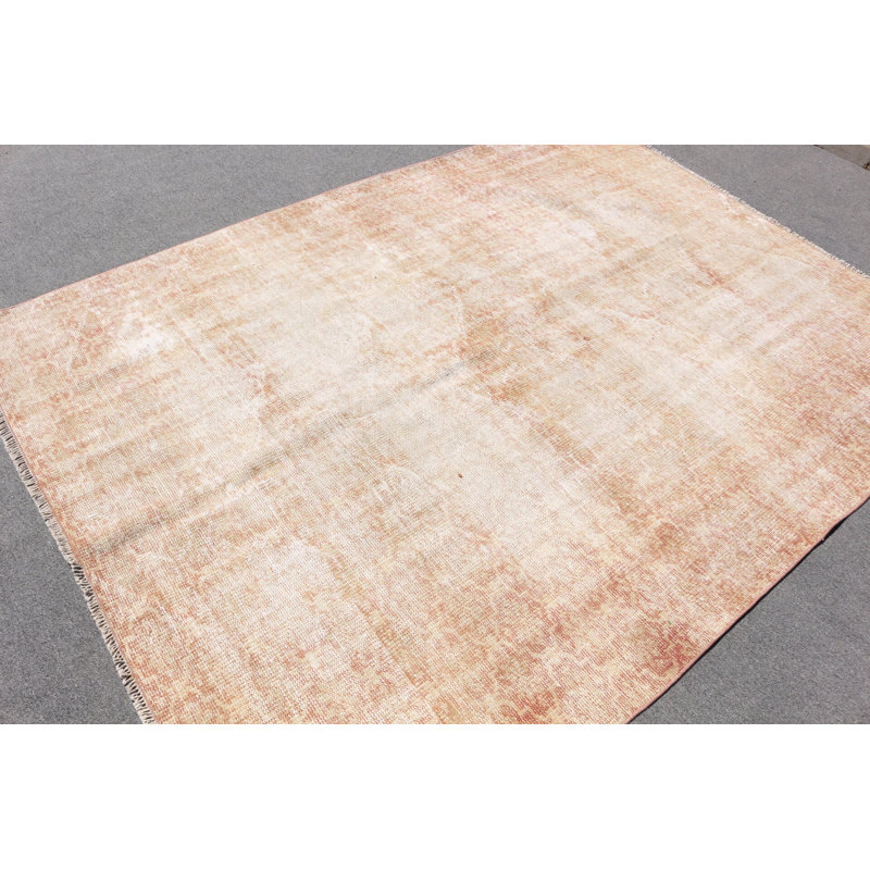 Large Antique Pastel Carpet Is Ideal For Bohemian Decor And Handwoven Into A Turkish Rug