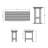 Arbnora 2 - Person Patio Dining Set with Rectangular Table-119686683