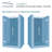 Transolid Elizabeth 34.5-in W x 76-in H Hinged Shower Door with Clear Glass-106674837