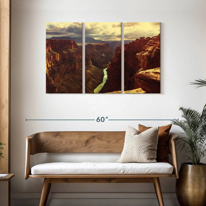 Alvord Mighty Arizona River, H 28 po x l 45 po