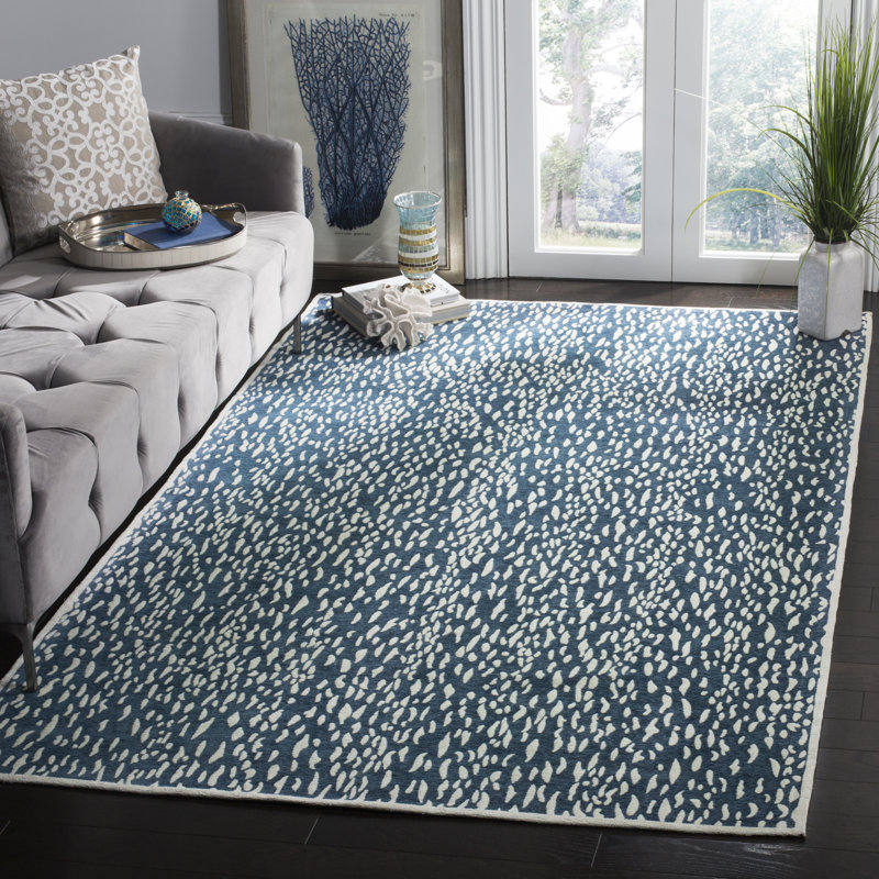 Ankit Hand Loomed Performance Abstract Rug, Rectangle 4' x 6'