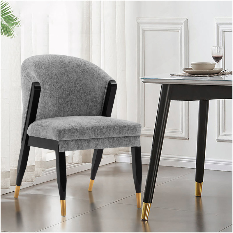Chaise de salle à manger grise