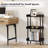 3 layers wooden bookcase industrial small bookshelf-1209047003