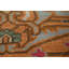 Tapis traditionnel indien brun rouille 12 x 15