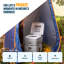 Tente d'intimité Alpcour Pop-Up - Abri de camping portable, durable et imperméable