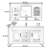 American retro style rest room bathroom cabinet-111166909