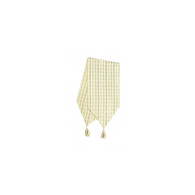 Edvin Plaid 100% Cotton Table Runner