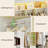 14.8'' - 47.2'' W Small Wood Closet System with Hanging Rods(Cut to Fit)-287011767