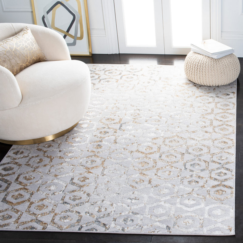 Alexondria Performance Geometric Rug, Rectangle 4'5" x 6'5"
