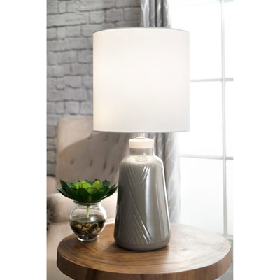 Lampe de table grise 27 "Attaway