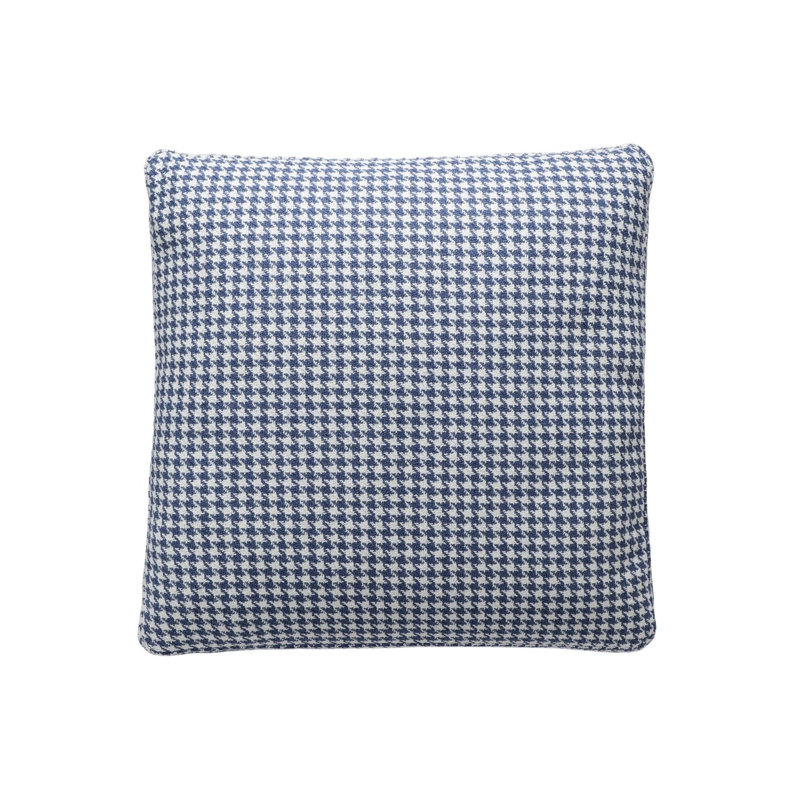 Mustard Houndstooth 19" x 19" Textile Pillow