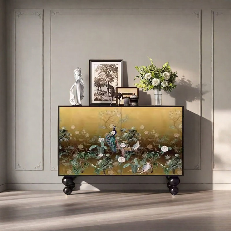 Armoire de rangement avec plateau spacieux et tablettes