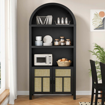 Armoire de rangement Boho Rattan