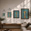 Forward Giraffe Modern - Framed Print-1800540463-1800540461