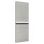 Dalle de porte intégrée en mélamine 24 po x 80 po, aucun assemblage requis, recouverte d'une couche protectrice en mélamine de 2 mm d'épaisseur, respectueuse de l'environnement, imperméable, résistante à l'humidité et aux déformations-126322383