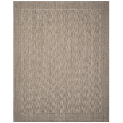 Rodanthe Palm Beach Jacquard Weave Sisal & Jute Solid Color Rug