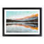Mountain Reflection in Italy - Picture Frame Painting Print-56860312-56860316