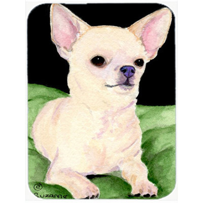 Winston Porter Chihuahua Rectangle Tempered Glass Cutting Board