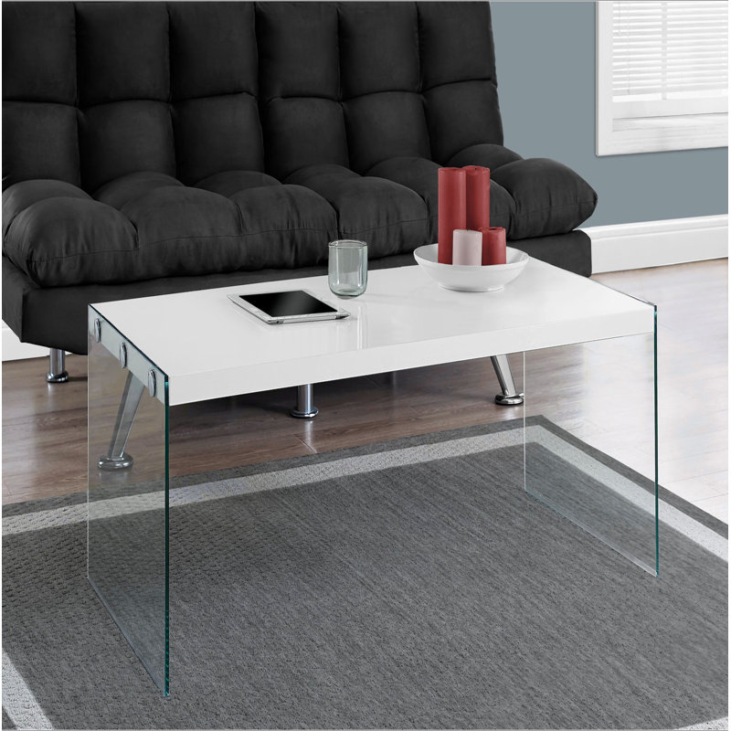 Coffee Table, Accent, Cocktail, Rectangular, Living Room, White