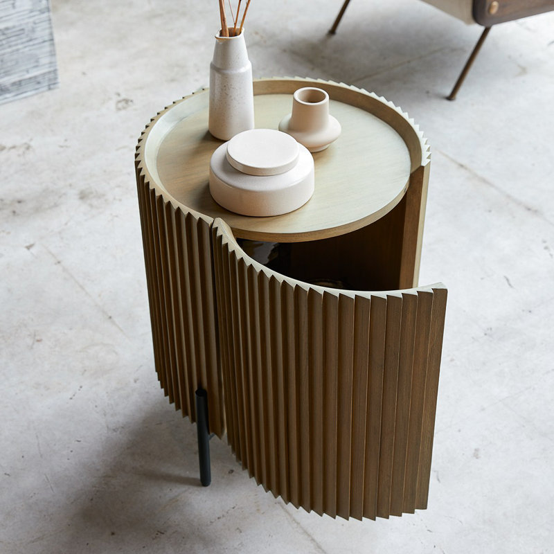 Lou Solid Wood End Table