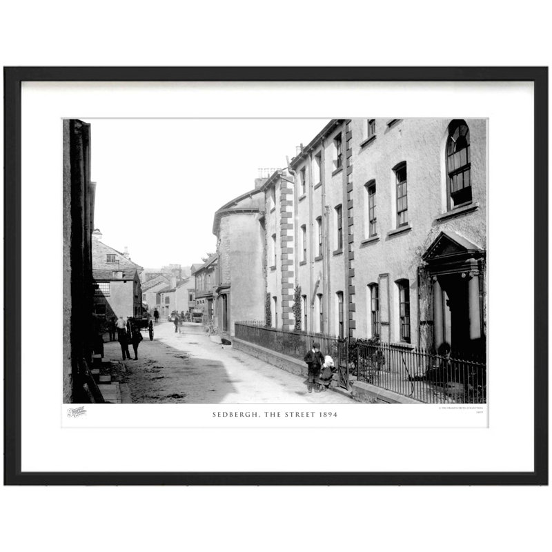 Sedbergh, The Street 1894 - Single Picture Frame Print, 45cm H x 60cm W x 2.3cm D