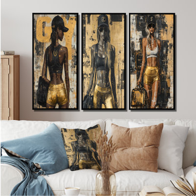 «Gym Model Peak Performance I», collection d'art mural «Fashion Gym Girl»