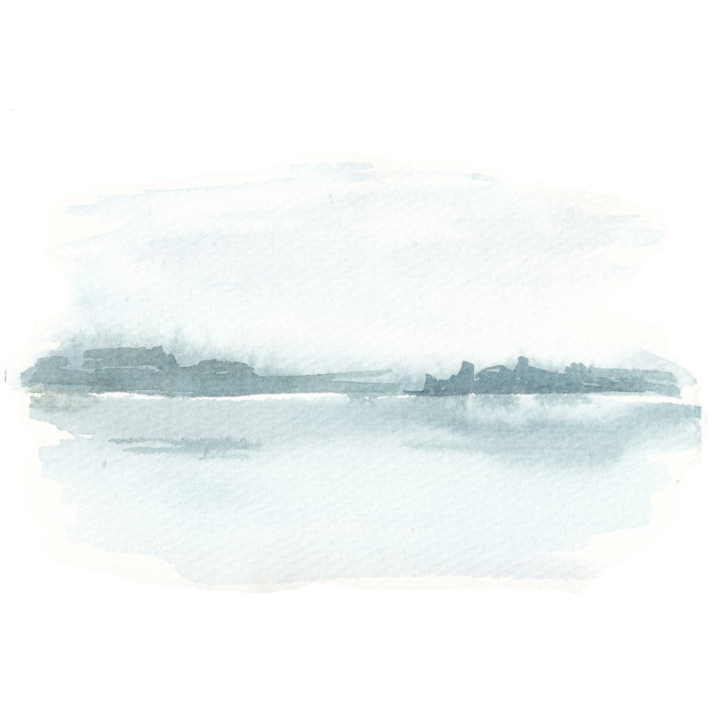 Watercolour by Ð¢Ð°Ñ‚ÑŒÑÐ½Ð° ÐŸÐµÑ‚Ñ€Ð¾Ð²Ð° - Wrapped Canvas Print, 51cm H x 51cm W x 3.8cm D
