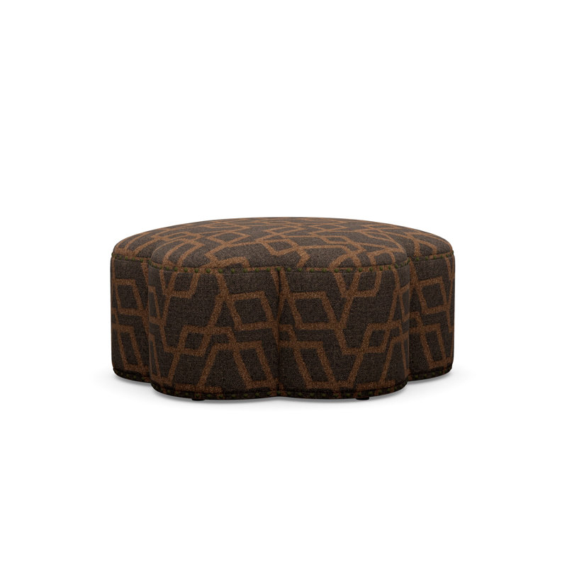 Kate 40" Ottoman, Perky 855419, Antique Brass