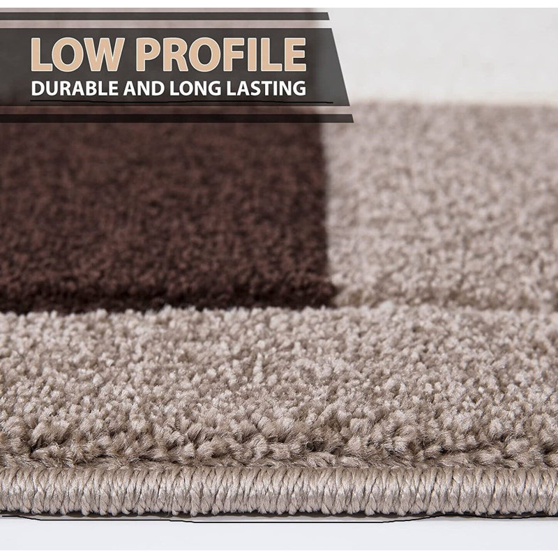 Caythan Non-Slip Indoor Doormat, Brown/Beige