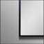 Armoire à pharmacie 26 po x 30 po à fixation murale ou en métal noire avec miroir