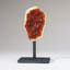 Citrine Quartz Crystal Cluster on Metal Stand (7" H x 2.75" W, 2.2 Lbs)
