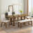 Tymur 6 - Person Extendable Trestle Dining Set-1055293480