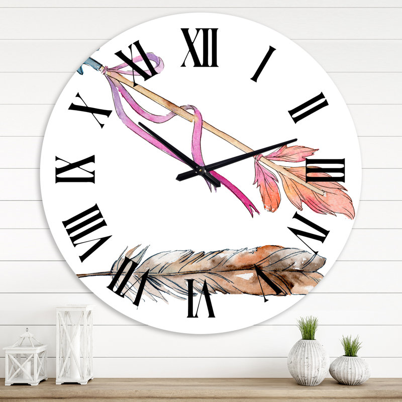 Horloge murale bohème et éclectique, Moyenne