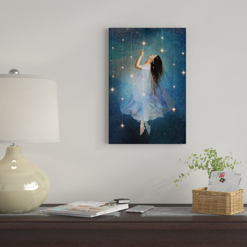 « star marin », impression sur toile tendue, H 26 po x l 18 po x P 1,5 po, Toile tendue, Pas de tapis