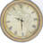 Maubara Metal Pocket Watch Style Decorative Gray Wall Clock with Rope Accent