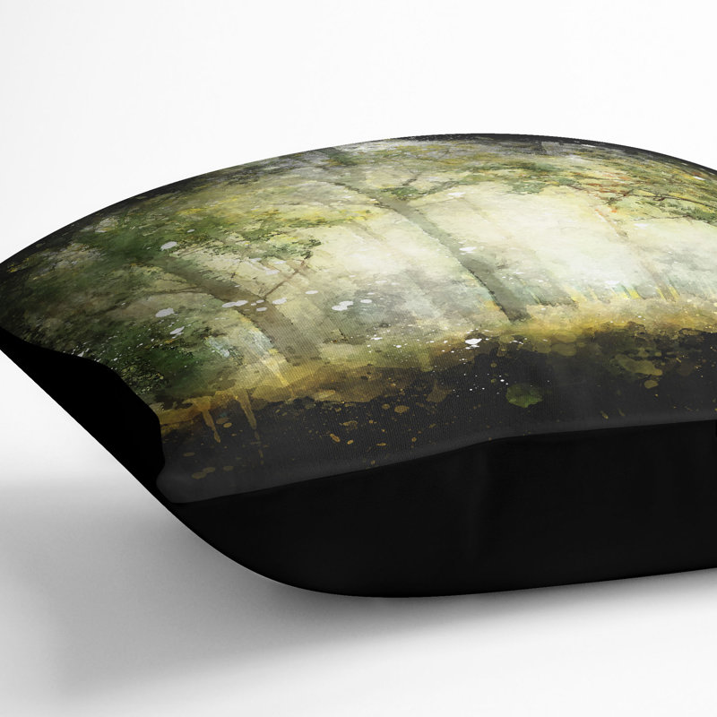 Square Cushion, 40cm H x 40cm W x 15cm D, Black