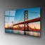 Superbe peinture murale en verre trempé 27,6 po x 39,4 po | 100% verre trempé, épaisseur: 0,16 pouce | Décoration élégante pour le salon ou le bureau, durable et facile à nettoyer, idée de cadeau parfaite