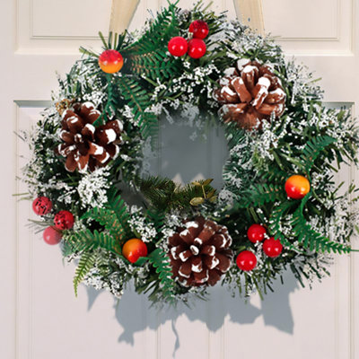 Handcrafted Faux 20cm Wreath