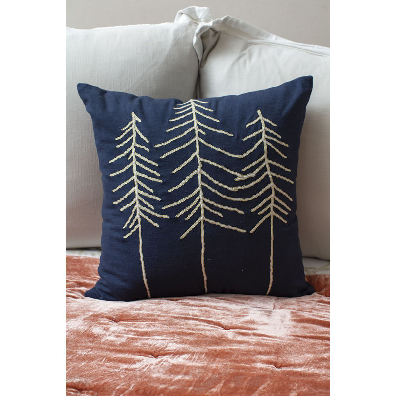 Embroidered Pillow Cover