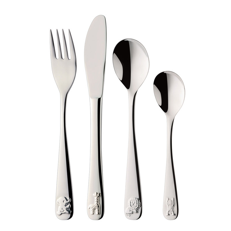 ZOO Kinderbesteck Set 4-teilig