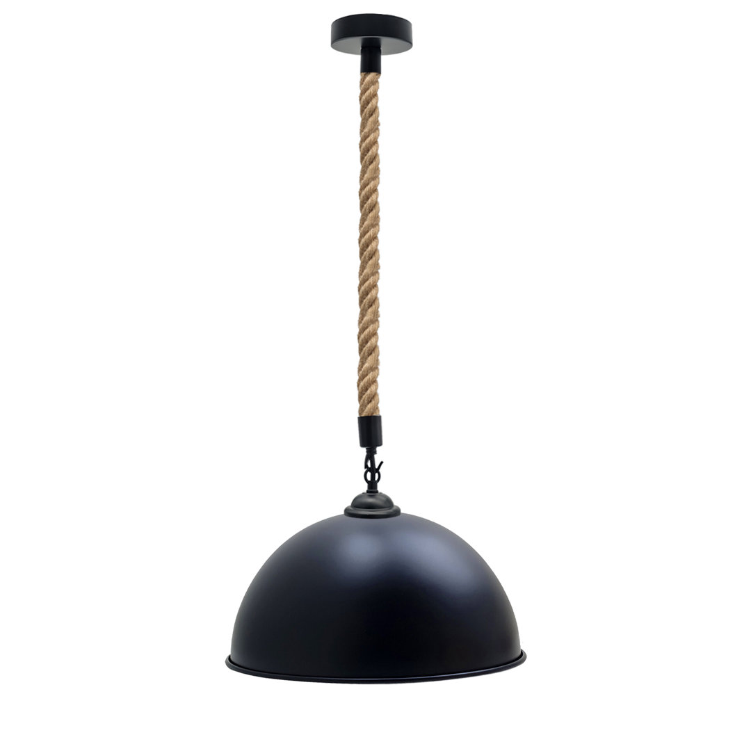 Glenys 1 - Light Black Single Pendant