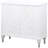Franson 2-Door Mandala Accent Cabinet Distressed White
