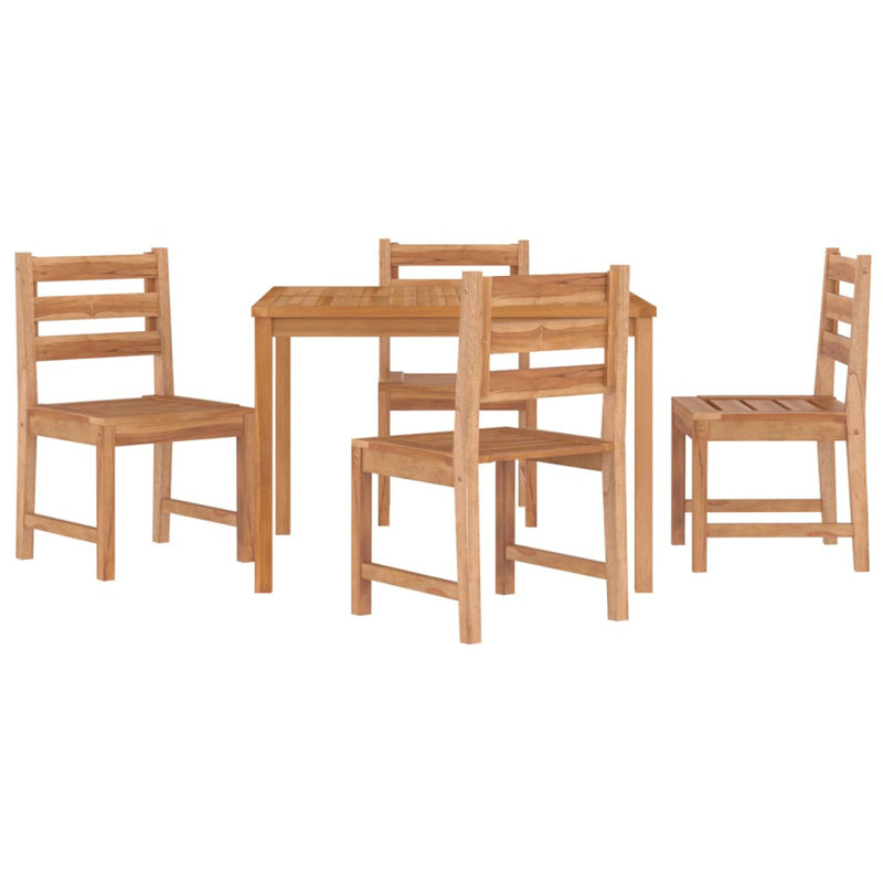 Kellson 4 - Person Teak Patio Dining Set with Square Table