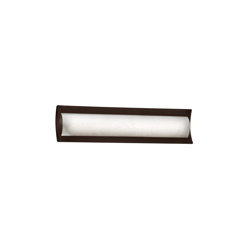 Carlotte Dimmable LED Vanity Light, Mercury Glass, Brushed Nickel