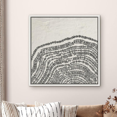 Tree Rings " Industrial Grunge Wood Ring Landscape Abstract Shapes Modern Art Decoration Nordic Minimal Calm/Zen "