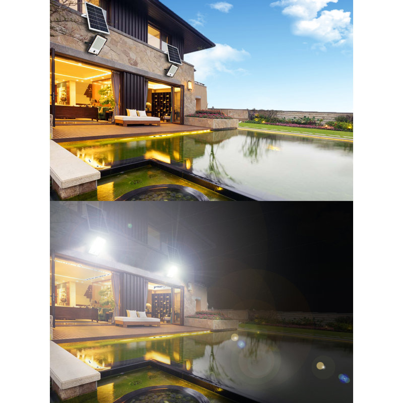 Activated Solar Power Dusk to Dawn Outdoor Security Flood Light with Motion Sensor