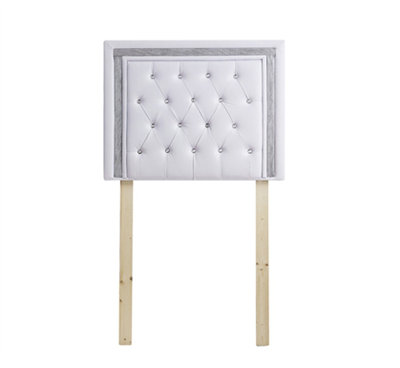 Tavira Upholstered Faux Leather Panel Headboard