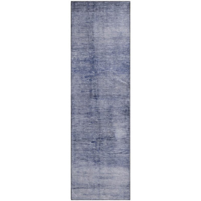 Premium Machine Washable Cerrito AMF608 Navy Rug