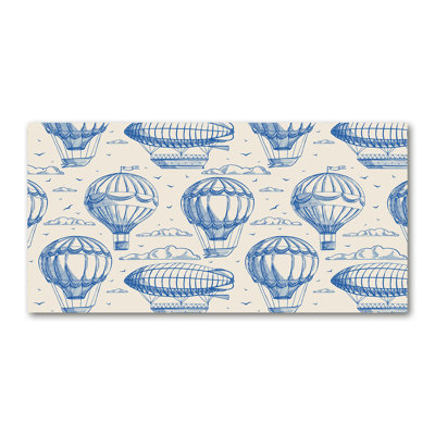 Balloons And Airships - Wrapped Canvas Print
